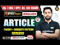 🔴Article Part 1 English Grammar | Class 21 | दफ्तर Series for All SSC Exams | English by Jai Sir