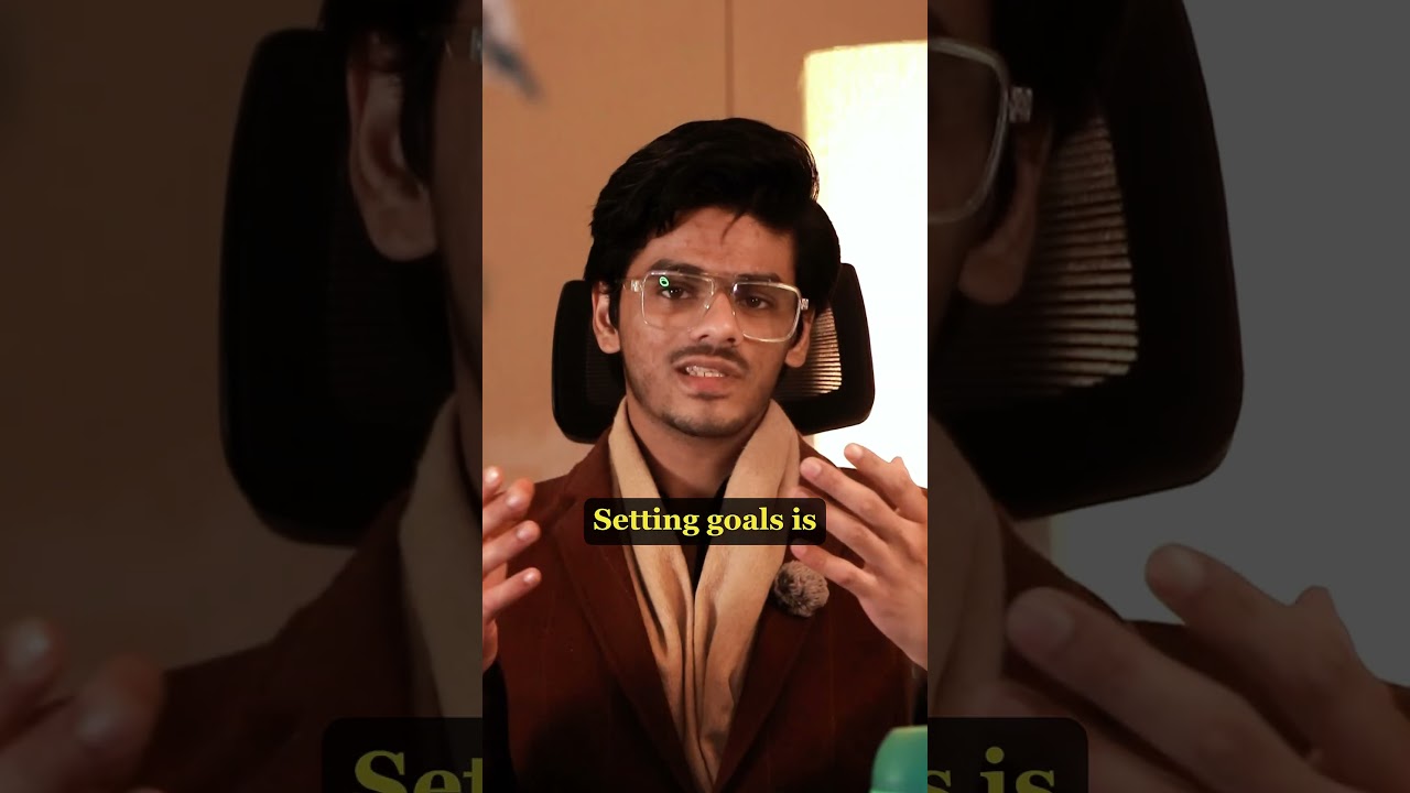 Writing goals isn't important when...