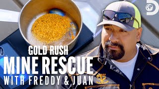 Biggest Gold Cleanup Yet in North Carolina | Gold Rush: Mine Rescue with Freddy & Juan | Discovery