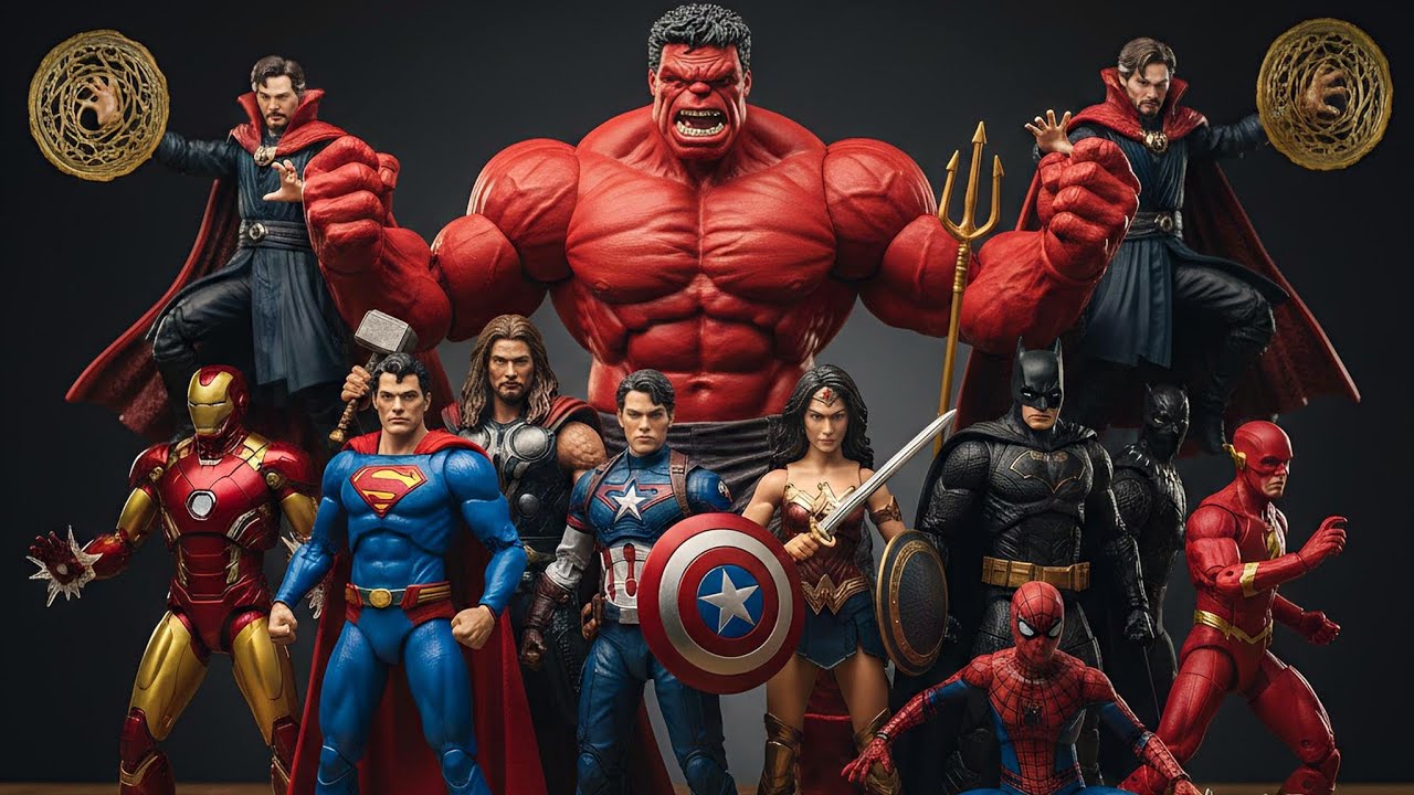 Superhero Action Figures Unboxing | Avengers, DC, Marvel, Transformers | Cheap Toys