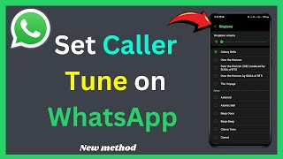 how to set caller tune in whatsapp | change caller tune on whatsapp screenshot 4