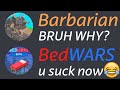 When Barbarian Is Finally Nerfed.. (Roblox BedWARS)