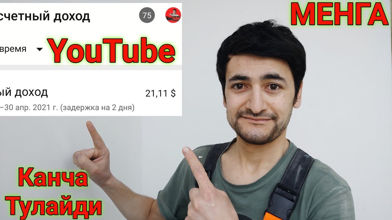 1,000 prosmotrga YouTube nechi pul to'laydi! Men Qancha Topdim?