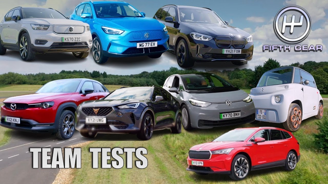 ALL Fifth Gear Recharged Team Tests Fifth Gear YouTube