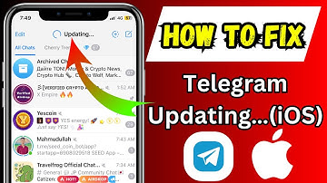 How To Fix Telegram Updating…Problem (iOS)#telegram
