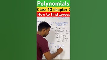 😱🔥How to find roots of quadratic polynomial class 10 chapter 2 #shorts #polynomials #class10math