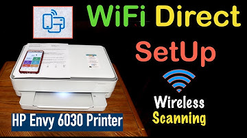 HP Envy 6030 WiFi Direct Setup !!