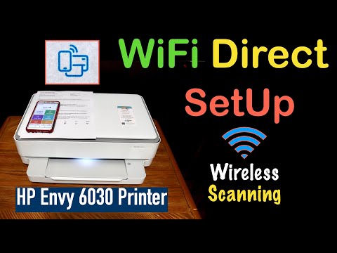 HP Envy 6030 WiFi Direct Setup !!