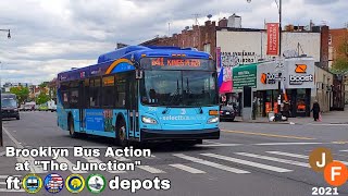 MTA NYC Bus: Brooklyn Bus Action @ 'The Junction'
