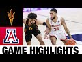 Arizona State vs Arizona Highlights | 2021 College Basketball Highlights