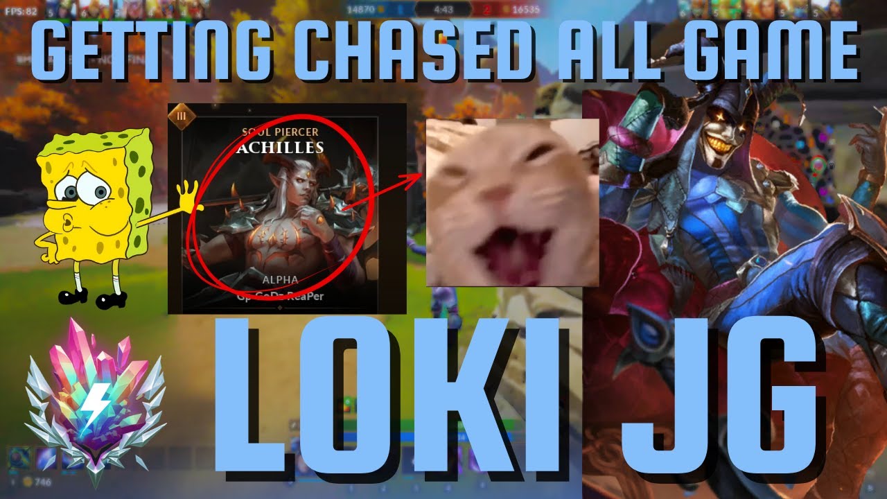 GETTING CHASED ALL GAME - Loki Jungle Smite 2 Gameplay