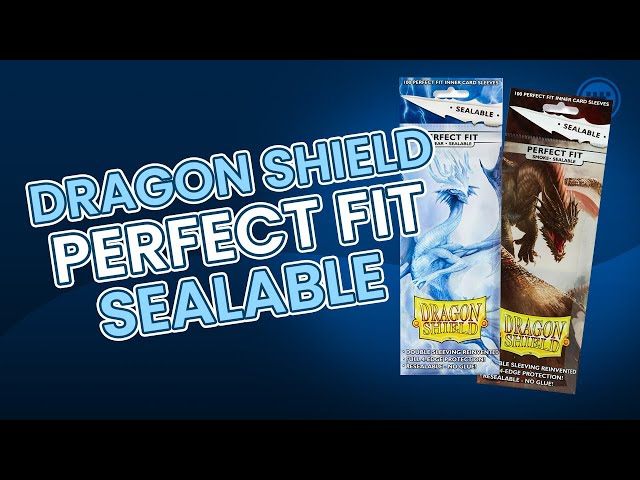 100 Dragon Shield Perfect Fit Sealable Sleeves - Smoke, All Games