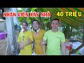 Nhân viên Ty Thy gửi về quê cho ba mẹ xây nhà 40 triệu - Ty Thy Vlog Gỏi đu đủ