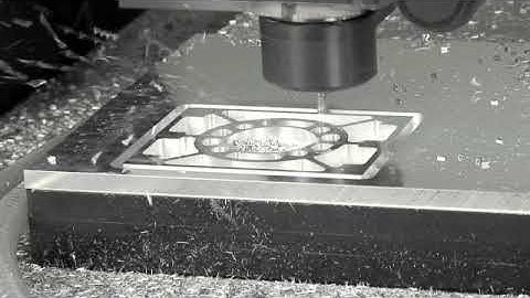 DATRON CNC Milling Support Frame from Sheet Material