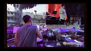 Mirror 姜濤 x Anson Lo x Edan Lui x Jer - One Love Asia Festival 2023 - Drum Cam | Jonathan Sim