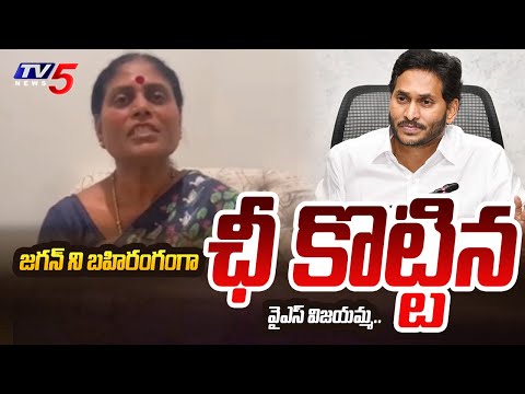 జగన్ కి ఓటు అస్సలు వేయకండి  | YS Vijayamma Shocking Reaction On CM Jagan Over AP Elections | TV5 - TV5NEWS