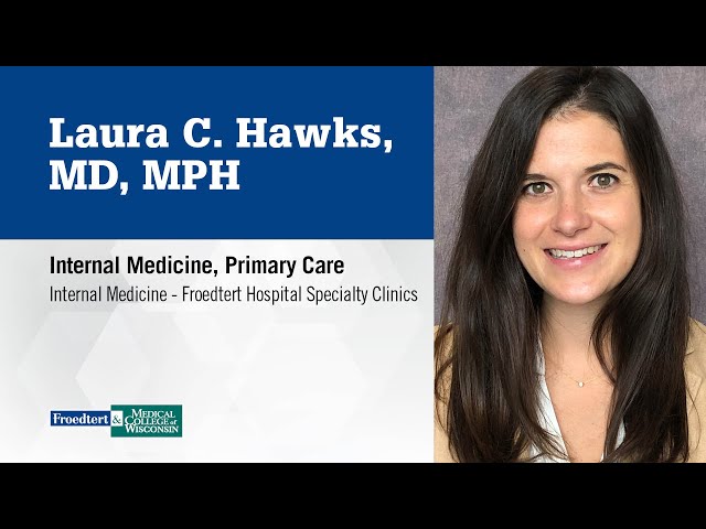 Watch Dr. Laura Hawks, primary care physician on YouTube.