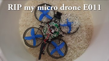 RIP my E011 - Tiny whoop Eachine e011 micro drone FPV