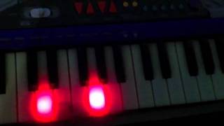 Celebrity Casio ML-2 Magic Light Keyboard - Quick Demo Wealth