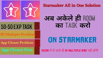 StarMaker 50XP task// Starmaker ID multiple solution// अकेले ही room का task करो।