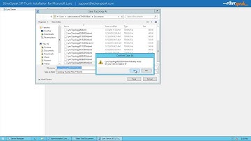 EtherSpeak SIP Trunking Setup Instructions for Microsoft Lync 2013