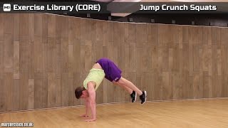 Jump Crunch Squats - Exercise Library (CORE)