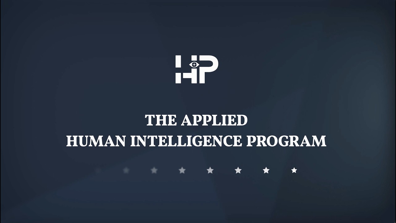The Applied Human Intelligence Program | Master High-Stakes ...