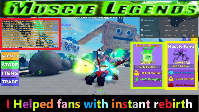 Muscle Legends (x1000 SELL!) IMPORTANT UPDATE! - Roblox