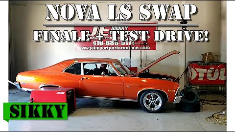 Nova LS Swap Build PT 2 | Design & build + test drive! SIKKY Manufacturing