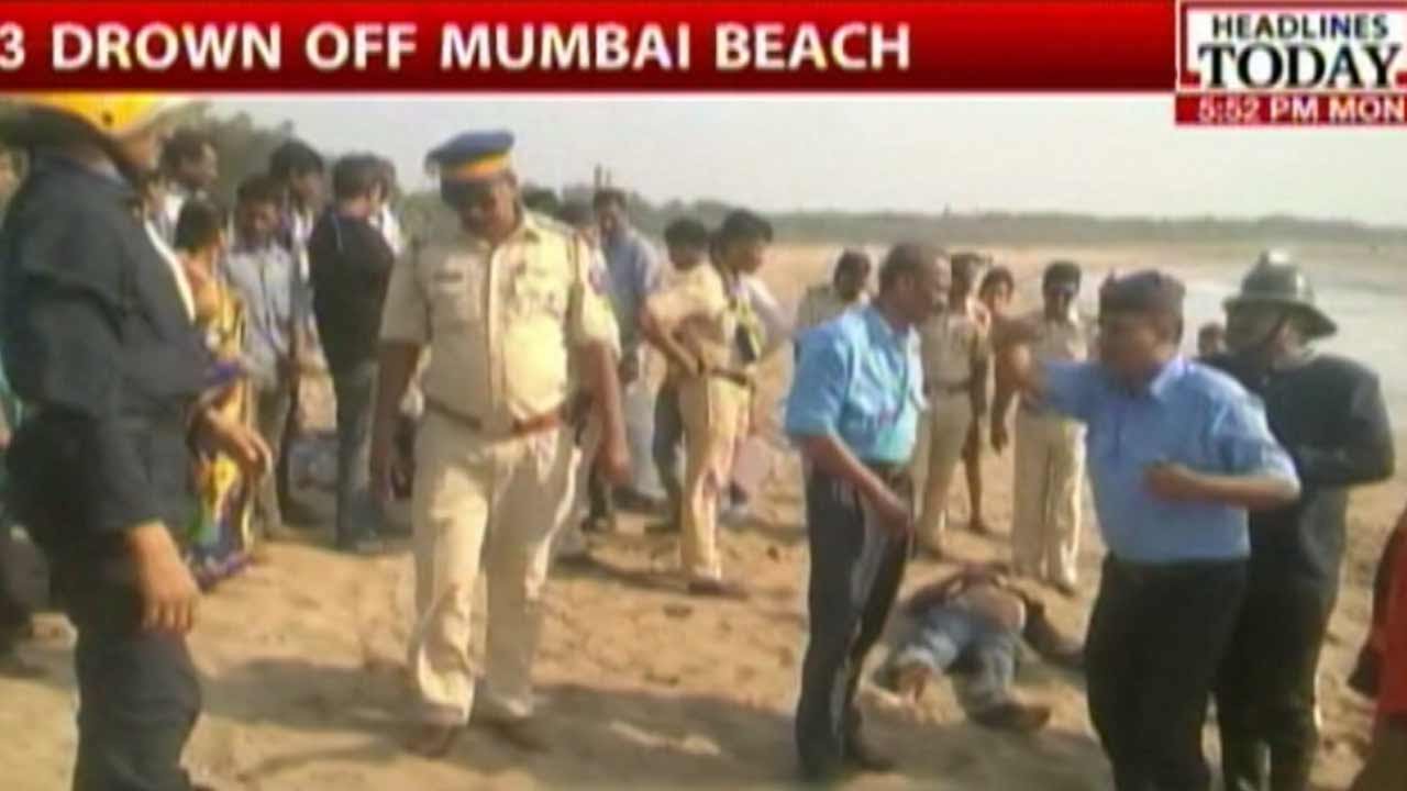 3 People Drown In Mumbai's Aksa Beach