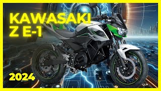 2024 KAWASAKI NINJA e-1, Z e-1 ELECTRIC MOTORBIKES - YouTube