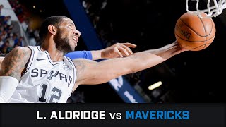 LaMarcus Aldridge's Highlights: 34 PTS, 1 AST, 1 STL, 1 BLK Vs Mavericks (10.04.2019) LaMarcus Aldridge's Highlights: 34 PTS, 1 AST, 1 STL, 1 BLK Vs Mavericks (10.04.2019)