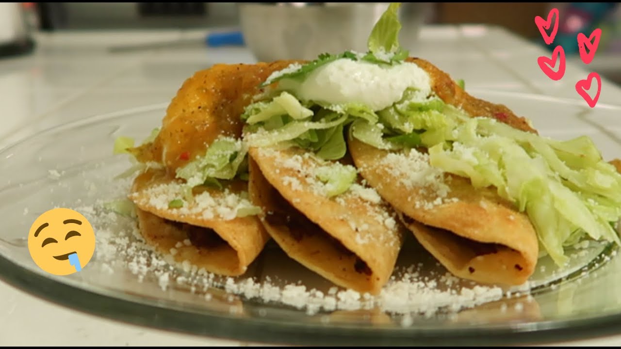 Home Cookin’ Tacos Dorados y Salsa YouTube