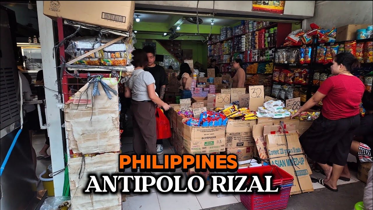 Philippines ANTIPOLO CITY RIZAL - WALK TOUR SCENES in Antipolo City Rizal Philippines 