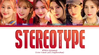 STAYC Stereotype (Japanese Ver.) Lyrics (Color Coded Lyrics) Resimi