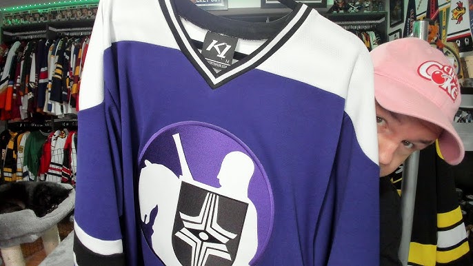 Vintage WHA Cleveland Crusaders Away Purple Jersey