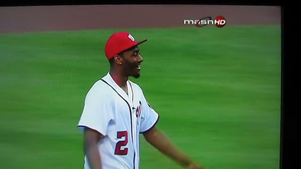 John Wall Worst First Pitch Ever - YouTube