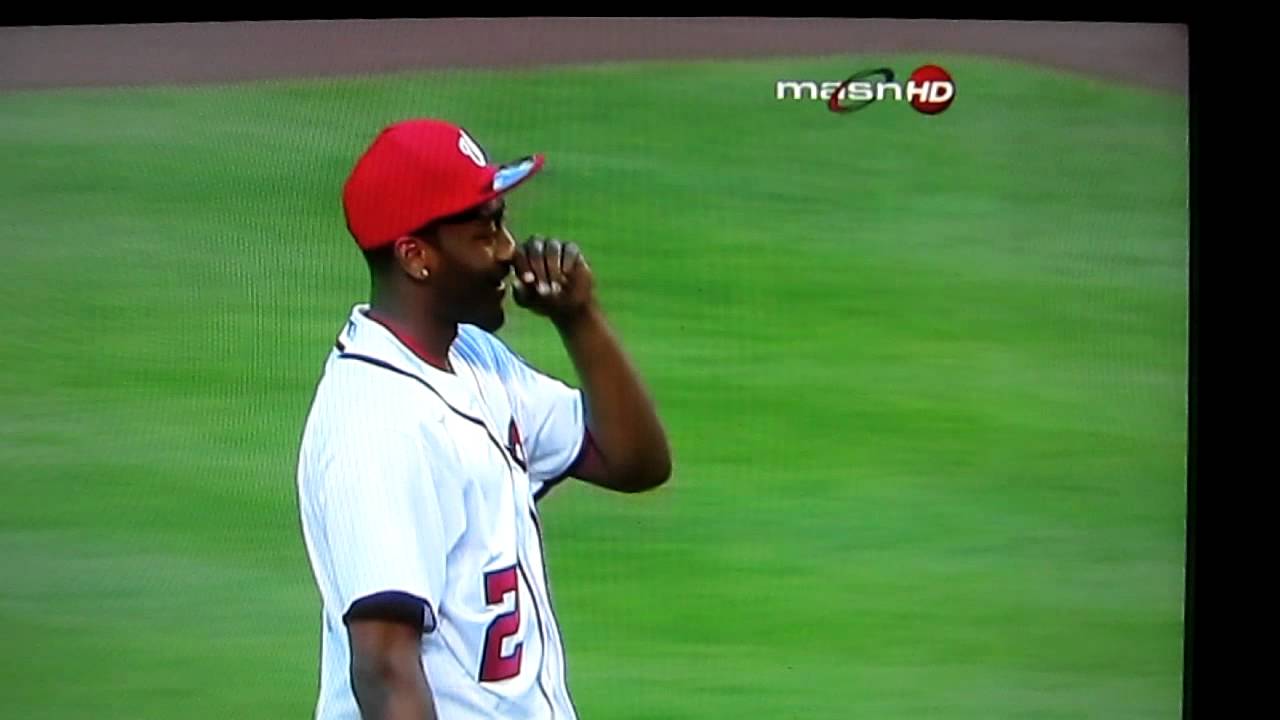 John Wall Worst First Pitch Ever - YouTube