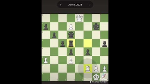 Chess.com Daily Puzzle 7/8/23