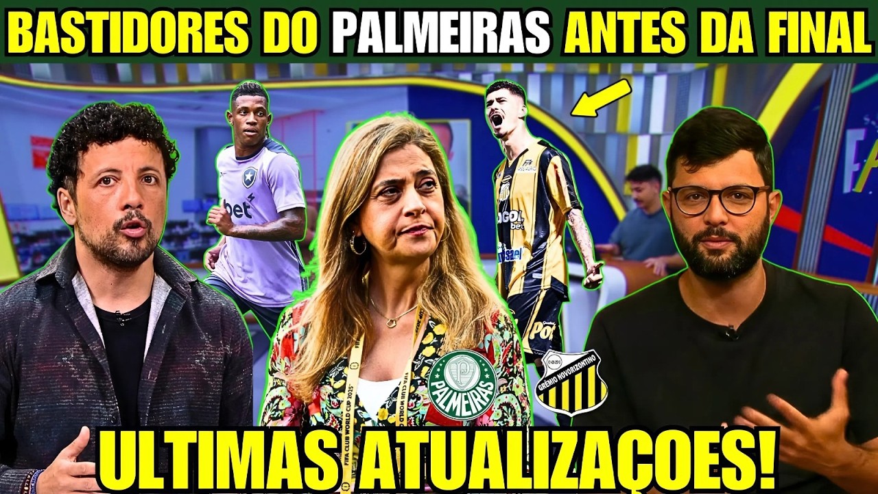 EXCLUSIVO DE AGORA DO PALMEIRAS VS NOVO HORIZONTINO ANTES DA FINAL, HERNAN E LAVIERI ATUALIZAM!