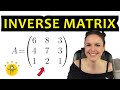 INVERSE MATRIX 3x3 berechnen – Gauß-Jordan Verfahren, Matrizen invertieren