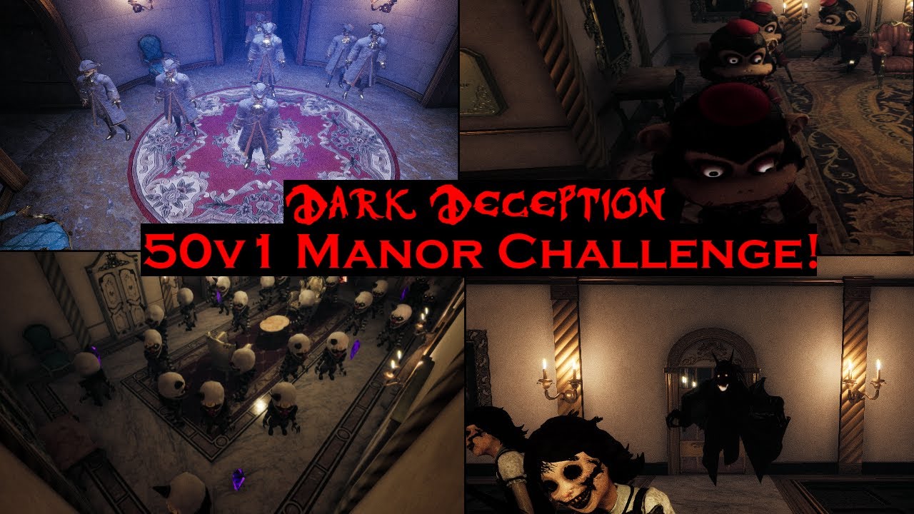 50v1 Manor Challenge! | Dark Deception: Deadly Decadence
