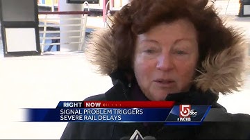 Severe delays for the commuter rail