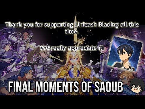 Goodbye Sword Art Online Unleash Blading