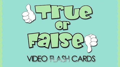 True or False