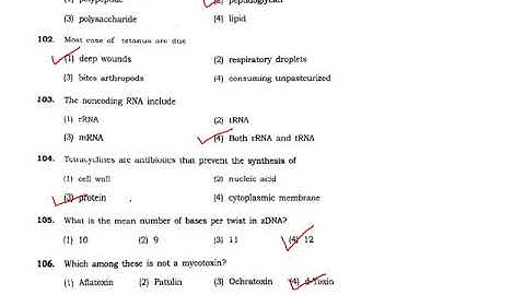 M.Sc. Applied Microbiology (2017) BHU MCQ solved part 3