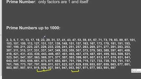01 prime number basics
