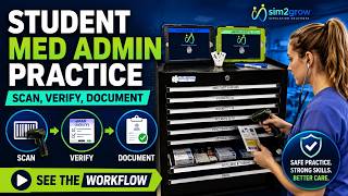 How Nursing Students Use the Sim2Grow Medication Administration Simulator | Sim2Grow screenshot 4