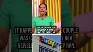 eBay reaches $55.7 million settlement with couple that was cyberstalked by former employees #shorts