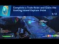 Complete a Train Heist and Claim the floating island Capture Point Fortnite